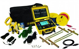 AEMC 2135.54 Multi-Function Ground Resistance Tester Kit - 500ft