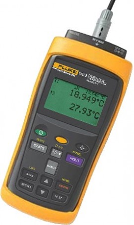 Fluke 1523-P2 Reference Thermometer 5628 PRT Bundle