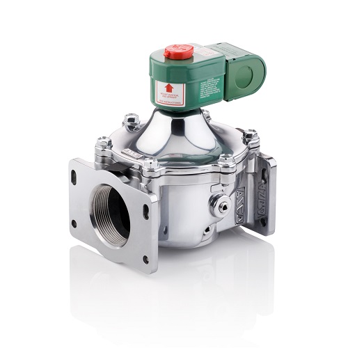 Asco 821483CSA-240V Internal Pilot Operated 2-Way Solenoid Valve 2" Normally Open 0-5 PSI 240V