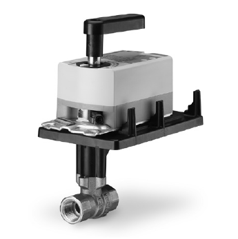 Siemens Building Technology 171H-10300S Two-Way Ball Valve Assembly with 1/2" Valve Body 0.4Cv 200 PSI Normally Open with Spring Return Actuator