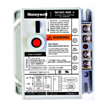 Honeywell R8184G4074 Protectorelay Oil Burner Control with 30 second safety timing