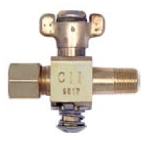 Conbraco 56-112-01 PIlot Cock 1/8" NPT x 1/4" Tube Throttle Adjustable 1/2 PSIG 32-125F