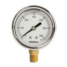 Marsh / Bellofram 0-30" W.C. Pressure Gauge